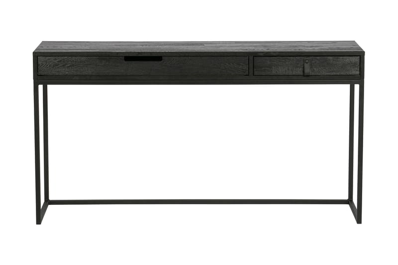 Skrivbord Iria 140 cm med Förvaring Lådor - Ek/Svart - Möbler - Bord & matgrupp - Kontorsbord - Skrivbord