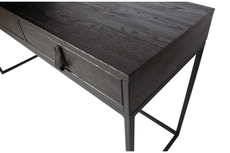 Skrivbord Iria 140 cm med Förvaring Lådor - Ek/Svart - Möbler - Bord & matgrupp - Kontorsbord - Skrivbord