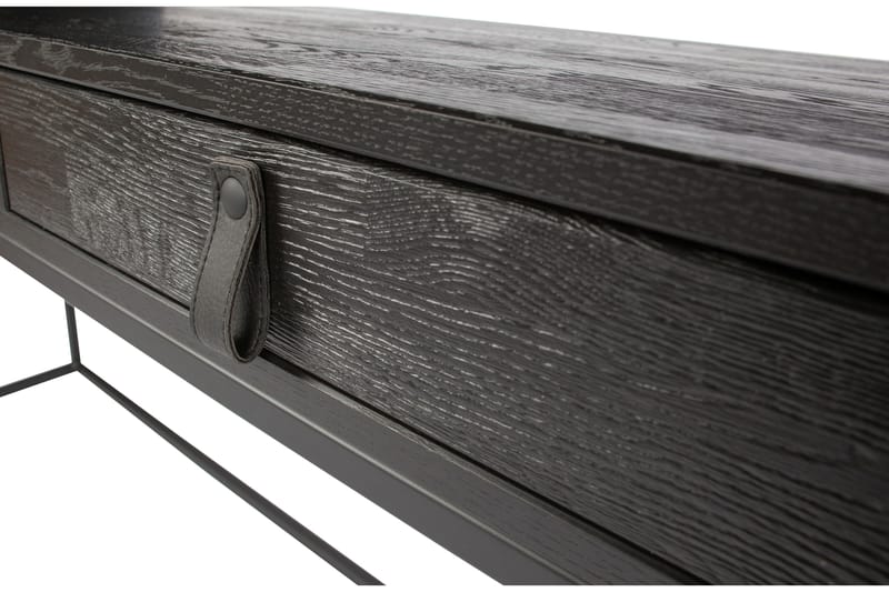 Skrivbord Iria 140 cm med Förvaring Lådor - Ek/Svart - Möbler - Bord & matgrupp - Kontorsbord - Skrivbord