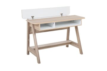 Skrivbord Jackson 110 cm med Förvaring Hylla - Vit - Möbler - Bord & matgrupp - Kontorsbord - Skrivbord