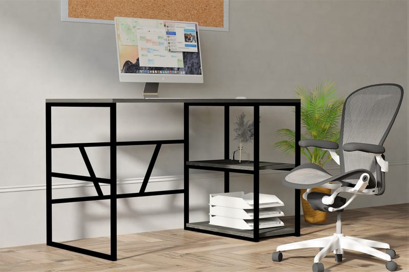 Skrivbord Jaxar 120 cm - Antracit - Möbler - Bord & matgrupp - Kontorsbord - Skrivbord