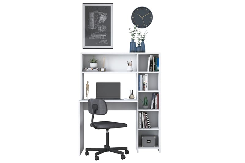 Skrivbord Kareei 113 cm - Vit - Möbler - Bord & matgrupp - Kontorsbord - Skrivbord