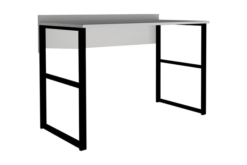 Skrivbord Kayran 120 cm - Vit/Svart - Möbler - Bord & matgrupp - Kontorsbord - Skrivbord