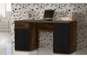 Skrivbord Kofcas 110 cm3 Skåp - Brun/Svart - Möbler - Bord & matgrupp - Kontorsbord - Skrivbord
