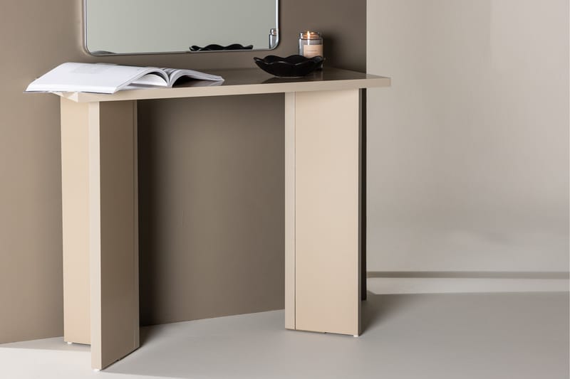 Skrivbord Kristansund 90x42 cm Beige - Venture Home - Möbler - Bord & matgrupp - Kontorsbord - Skrivbord
