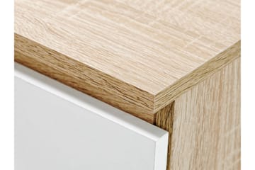 Skrivbord Kublis 130 cm med Förvaring Lådor - Grå/Vit - Möbler - Bord & matgrupp - Kontorsbord - Skrivbord
