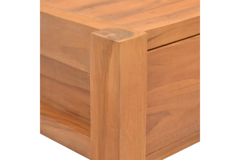 Skrivbord med 2 lådor 100x40x75 cm återvunnen teak - Brun - Skrivbord - Datorbord