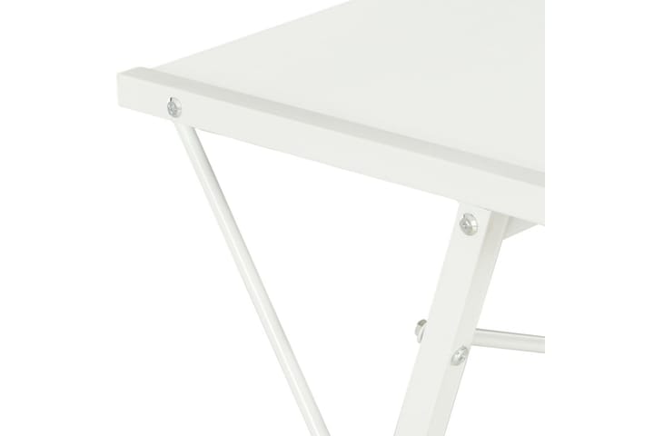 Skrivbord med hylla vit 116x50x93 cm - Vit - Skrivbord - Datorbord