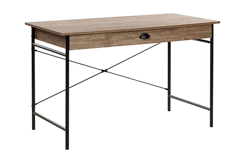 Skrivbord Middie 120 cm med Förvaring Låda - Ljust Trä - Möbler - Bord & matgrupp - Kontorsbord - Skrivbord