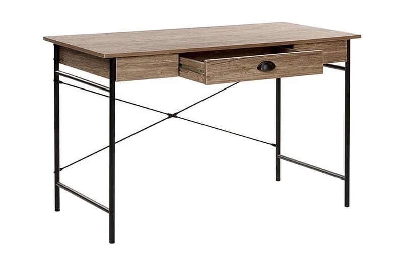Skrivbord Middie 120 cm med Förvaring Låda - Ljust Trä - Möbler - Bord & matgrupp - Kontorsbord - Skrivbord