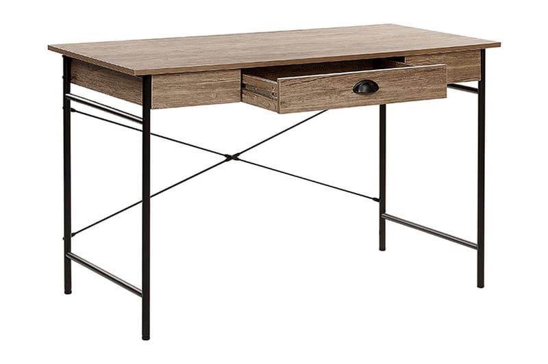 Skrivbord Middie 120 cm med Förvaring Låda - Ljust Trä - Möbler - Bord & matgrupp - Kontorsbord - Skrivbord