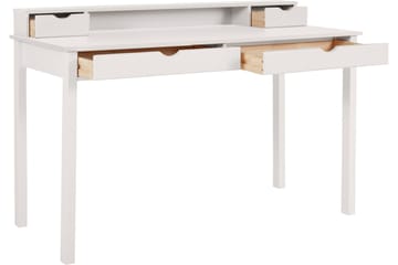 Skrivbord Mithiki 140 cm - Vit - Möbler - Bord & matgrupp - Kontorsbord - Skrivbord