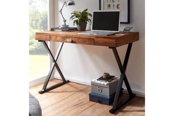 Skrivbord Rachid 120 cm Rektangulär - Natur - Möbler - Bord & matgrupp - Kontorsbord - Skrivbord