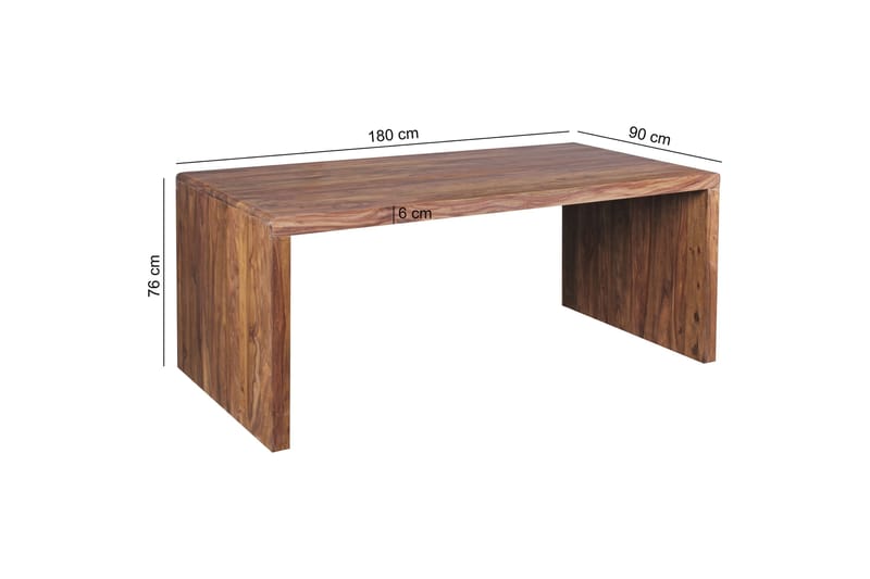 Skrivbord Randig 180 cm - Trä|natur - Möbler - Bord & matgrupp - Kontorsbord - Skrivbord