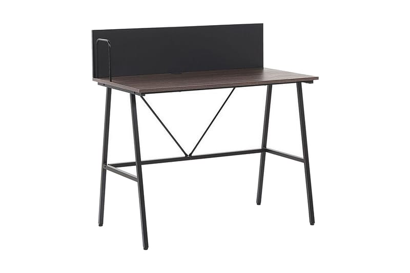 Skrivbord Rawlings 100 cm - Mörkt Trä/Natur - Skrivbord - Datorbord