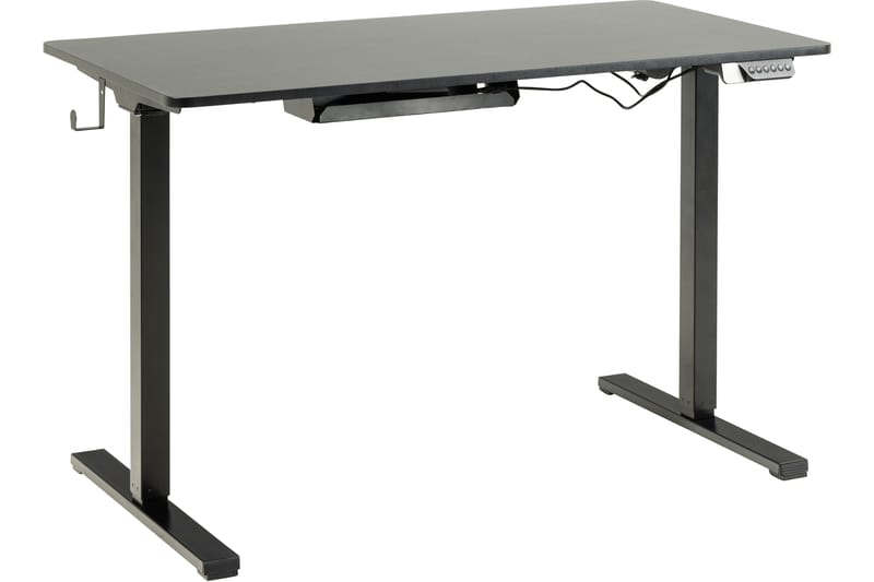 Skrivbord Salomi Höj och sänkbar 120x120 cm - Svart - Skrivbord - Datorbord - Höj och sänkbart skrivbord