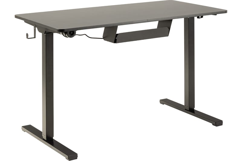 Skrivbord Salomi Höj och sänkbar 120x120 cm - Svart - Skrivbord - Datorbord - Höj och sänkbart skrivbord