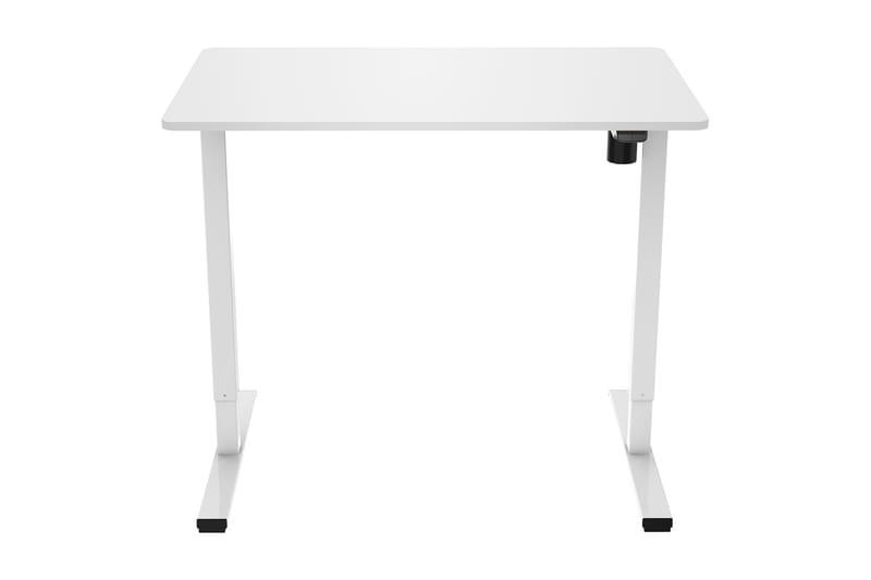 Skrivbord Shabus 100 cm Höj och Sänkbar - Vit - Skrivbord - Höj och sänkbart skrivbord - Datorbord