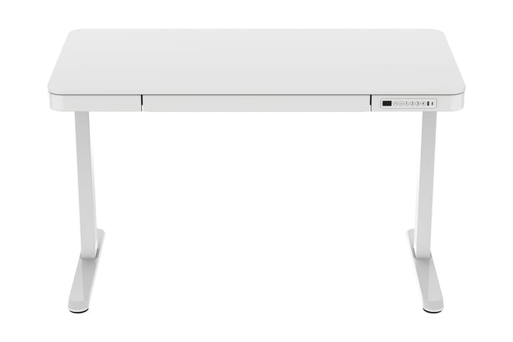 Skrivbord Shabus 120 cm Höj och Sänkbar - Vit - Skrivbord - Höj och sänkbart skrivbord - Datorbord