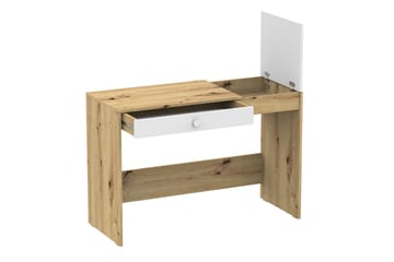 Skrivbord Staton 120 cm - Natur/Vit/Grå - Möbler - Bord & matgrupp - Kontorsbord - Skrivbord