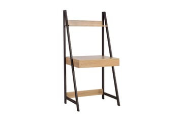 Skrivbord Stepina 74 cm med Förvaring Hylla - Brun/Trä/Natur - Möbler - Bord & matgrupp - Kontorsbord - Skrivbord
