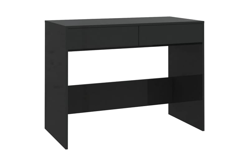 Skrivbord svart 101x50x76,5 cm spånskiva - Svart - Skrivbord - Datorbord
