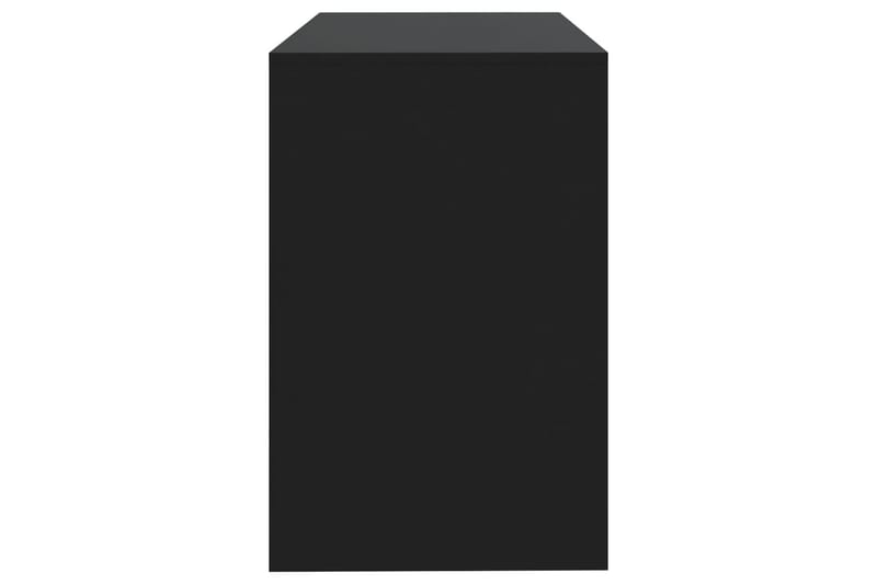 Skrivbord svart 101x50x76,5 cm spånskiva - Svart - Skrivbord - Datorbord