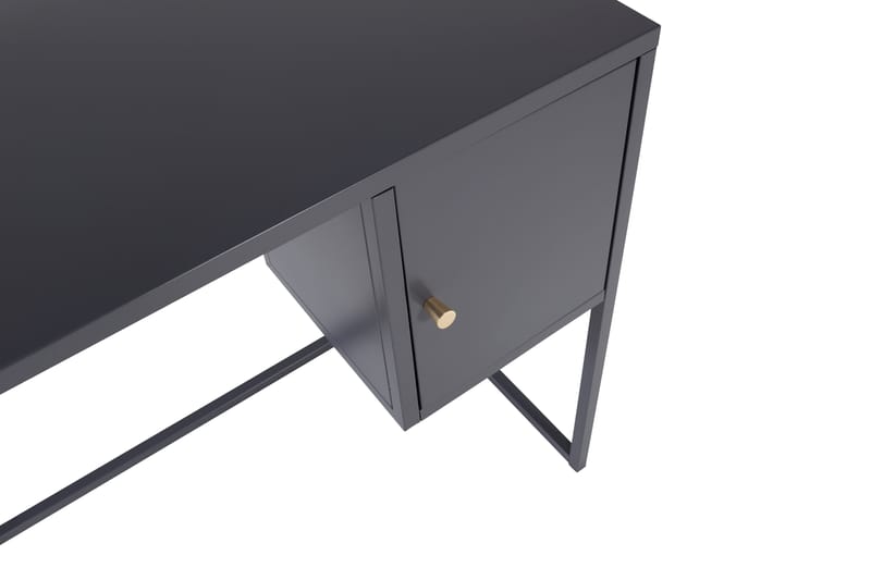 Skrivbord Tamarie 95 cm med Förvaring Skåp - Ljusgrå - Skrivbord - Datorbord