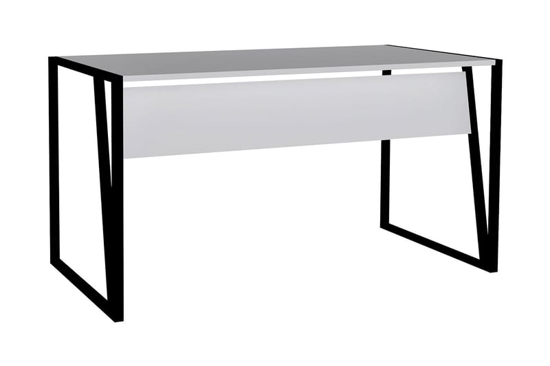 Skrivbord Tifany 140 cm - Vit/Svart - Skrivbord - Datorbord