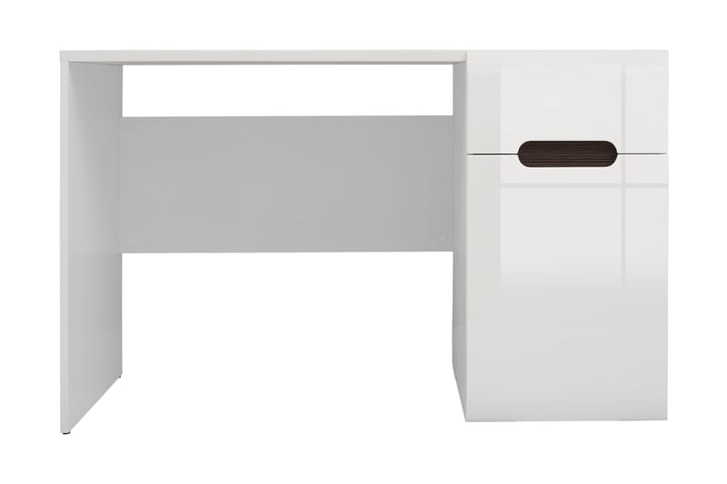 Skrivbord Tolteca 120 cm med Förvaring Låda - Vit - Skrivbord - Datorbord