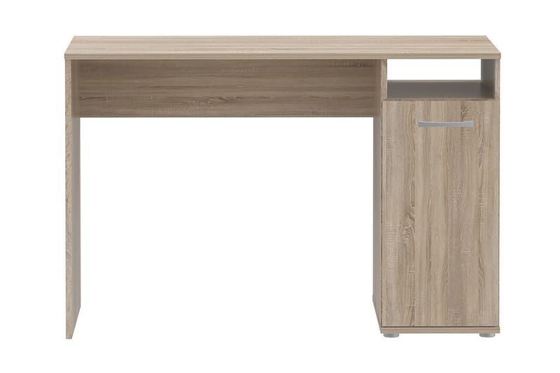Skrivbord Trerank 110 cm med Förvaring Skåp + Hylla - Brun - Skrivbord - Datorbord