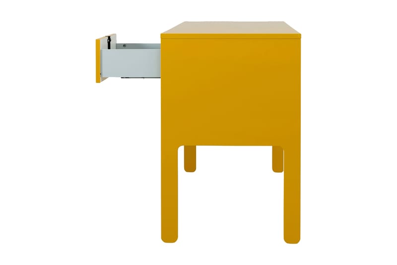Skrivbord Uno 105 cm med Förvaring Låda Gul - Tenzo - Skrivbord - Datorbord