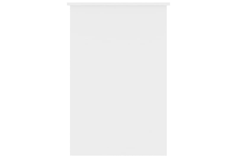 Skrivbord vit högglans 100x50x76 cm spånskiva - Vit - Skrivbord - Datorbord