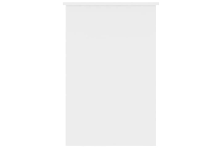 Skrivbord vit högglans 100x50x76 cm spånskiva - Vit - Skrivbord - Datorbord