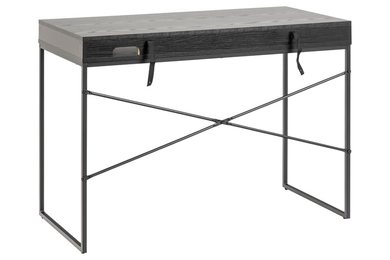 Skrivbord Walmon 110 cm med Förvaring Låda - Svart - Skrivbord - Datorbord