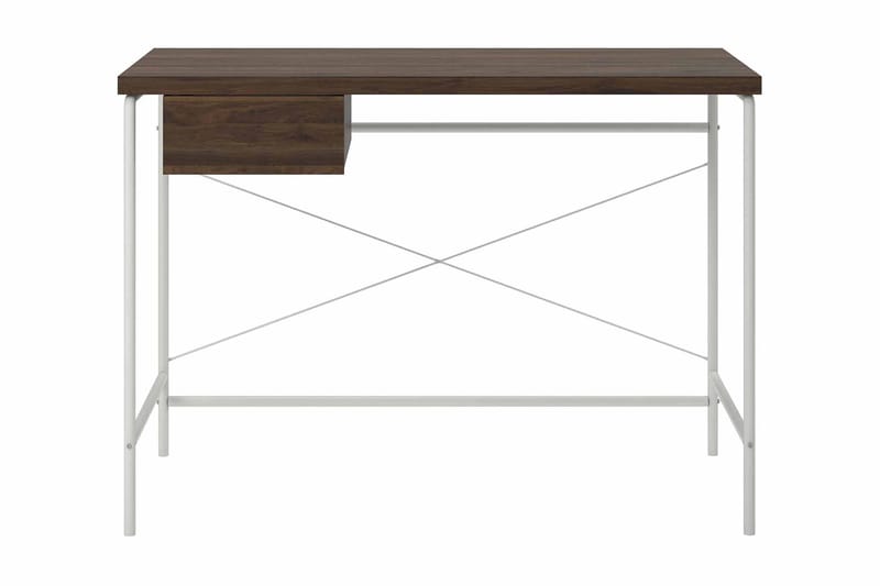 Skrivbord Webster 107 cm med Förvaring Låda Valnötsbrun - Novogratz - Skrivbord - Datorbord