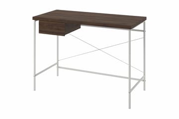 Skrivbord Webster 107 cm med Förvaring Låda Valnötsbrun - Novogratz - Möbler - Bord & matgrupp - Kontorsbord - Skrivbord