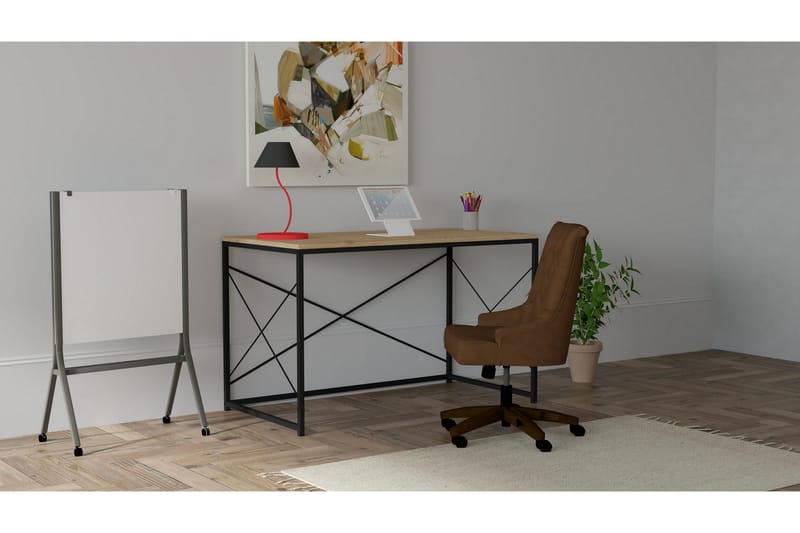 Skrivbord Workum 121x72x121 cm - Blå - Möbler - Bord & matgrupp - Kontorsbord - Skrivbord