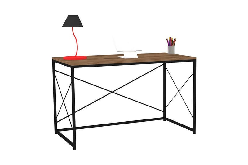 Skrivbord Workum 121x72x121 cm - Brun - Möbler - Bord & matgrupp - Kontorsbord - Skrivbord