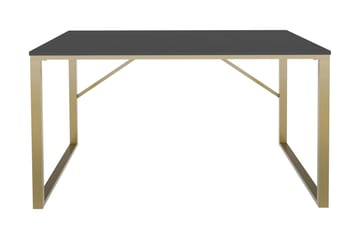 Skrivbord Wraphis 60x74x120 cm - Guld/Antracit - Möbler - Bord & matgrupp - Kontorsbord - Skrivbord