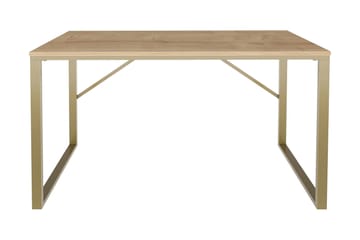Skrivbord Wraphis 60x74x120 cm - Guld/Brun - Möbler - Bord & matgrupp - Kontorsbord - Skrivbord