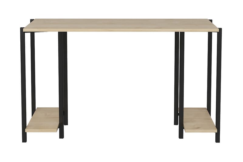 Skrivbord Yepan 60x73,8x125,2 cm med förvaring - Svart - Skrivbord - Datorbord