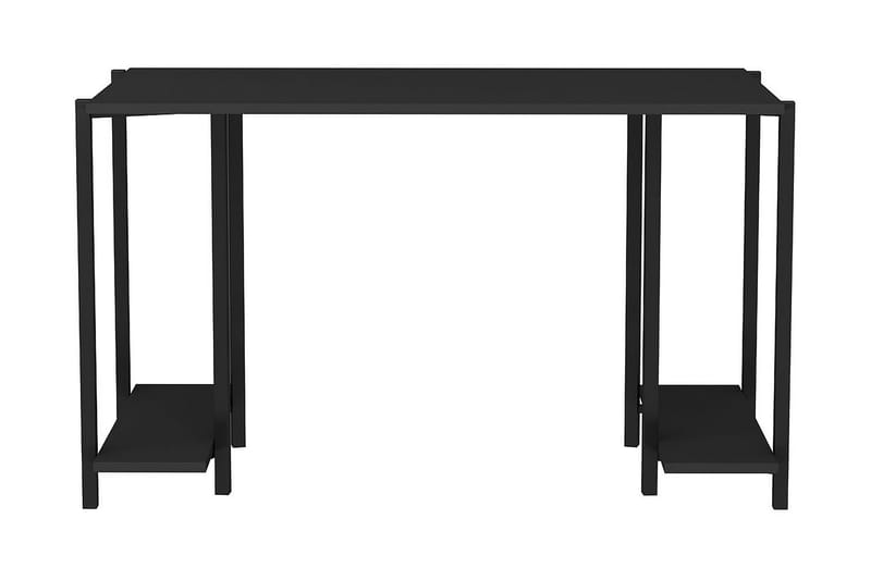 Skrivbord Yepan 60x73,8x125,2 cm med f�örvaring - Svart/Antracit - Skrivbord - Datorbord