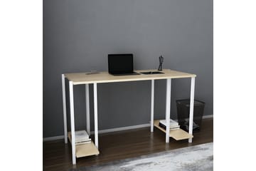 Skrivbord Yepan 60x73,8x125,2 cm med förvaring - Vit - Möbler - Bord & matgrupp - Kontorsbord - Skrivbord