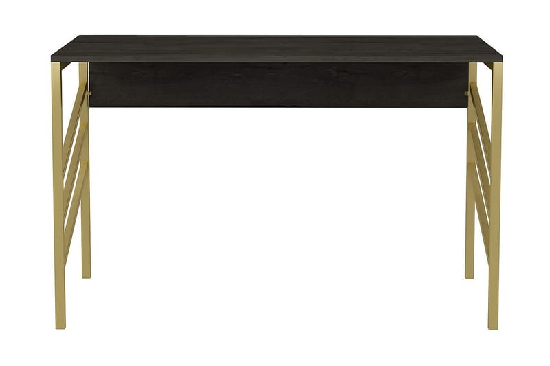 Skrivbord Yepan 60x74,8x120 cm - Guld/Antracit - Skrivbord - Datorbord