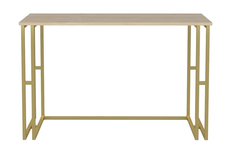 Skrivbord Yepan 60x74,8x120 cm - Guld/Brun - Möbler - Bord & matgrupp - Kontorsbord - Skrivbord