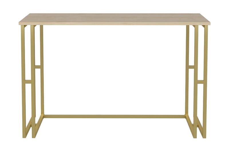 Skrivbord Yepan 60x74,8x120 cm - Guld/Brun - Skrivbord - Datorbord