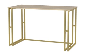 Skrivbord Yepan 60x74,8x120 cm - Guld/Brun - Möbler - Bord & matgrupp - Kontorsbord - Skrivbord