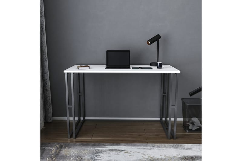 Skrivbord Yepan 60x74,8x120 cm - Svart/Vit - Möbler - Bord & matgrupp - Kontorsbord - Skrivbord