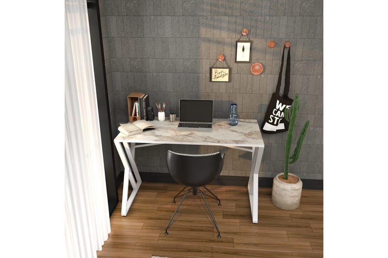 Skrivbord Zakkum 60x75x120 cm - Vit - Möbler - Bord & matgrupp - Kontorsbord - Skrivbord